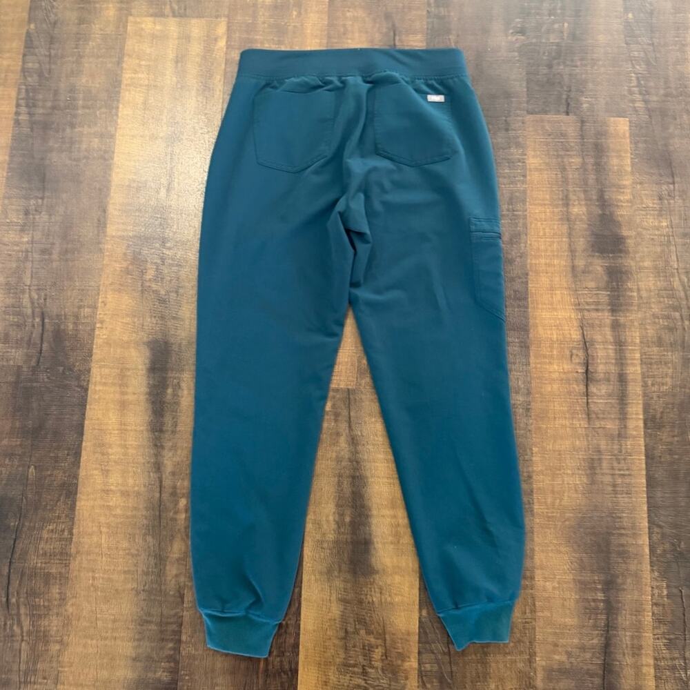 FIGS Zamora Jogger Scrub Pants Caribbean Blue Size Medium - Picture 6 of 7